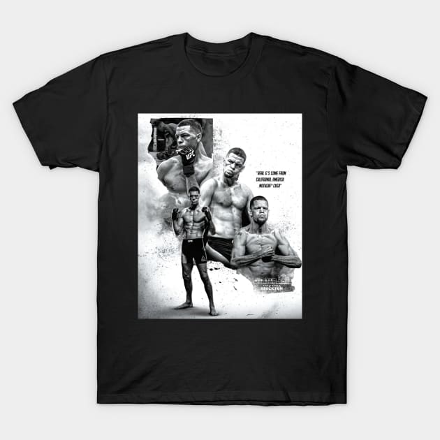 Nate Diaz 'The Stockon Slugger' T-Shirt by Fit-Flex